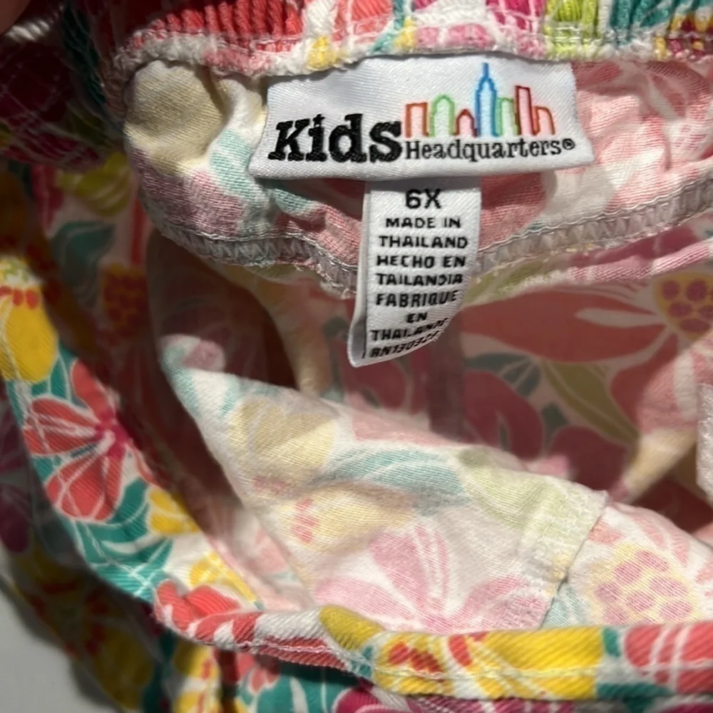 KIDS headquarters shirts. Pink angel tank top. Size 6x